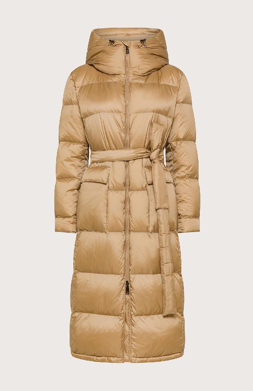 Seventy Piumino lungo con cappuccio - Col. Neutro