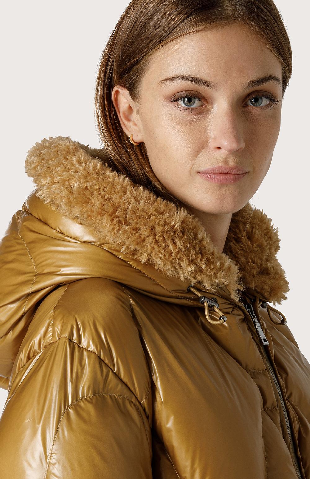 Seventy Piumino Lungo Con Cappuccio - Col. Verde