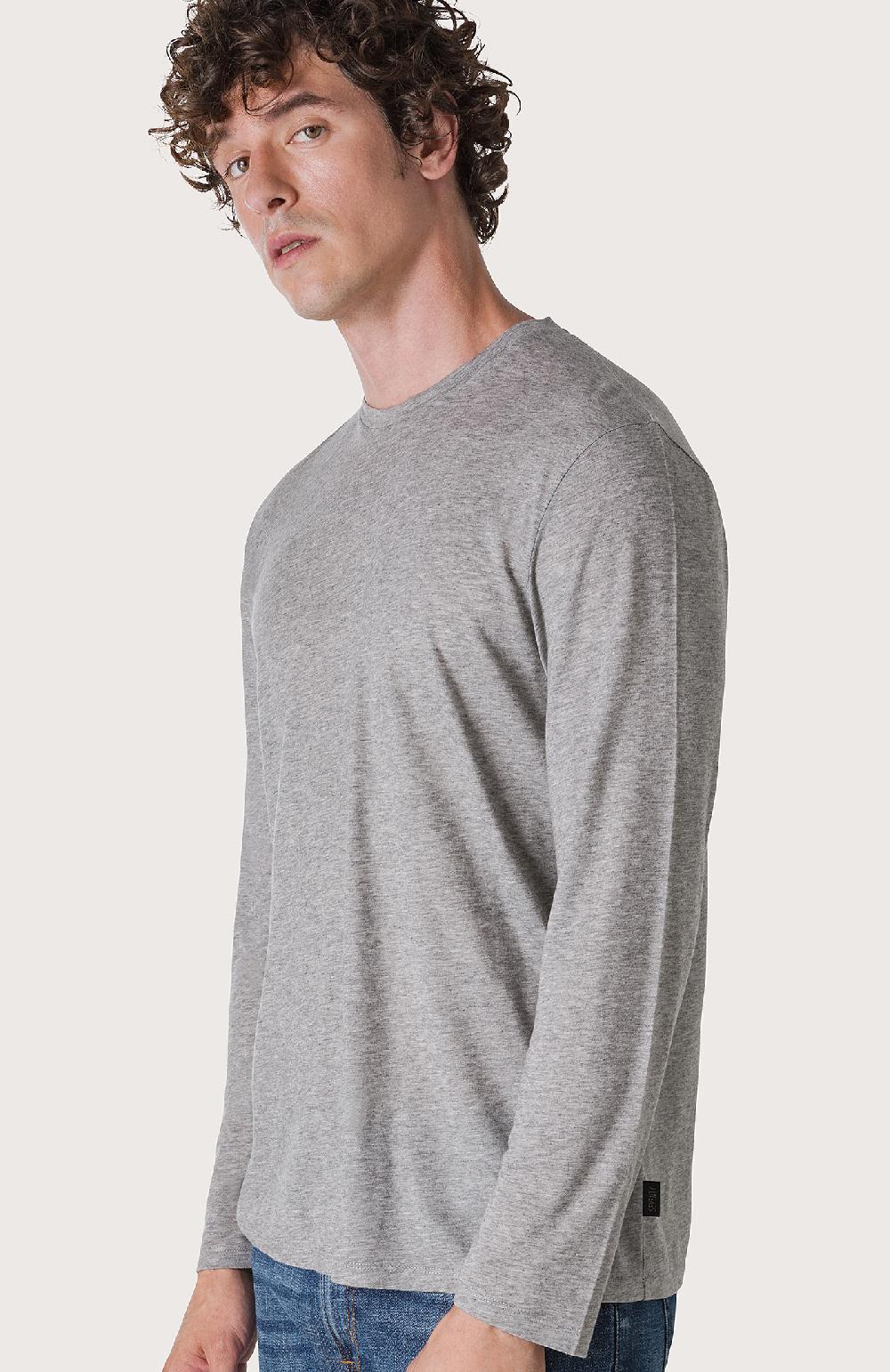 Seventy T-shirt Girocollo Manica Lunga - Col. Grigio