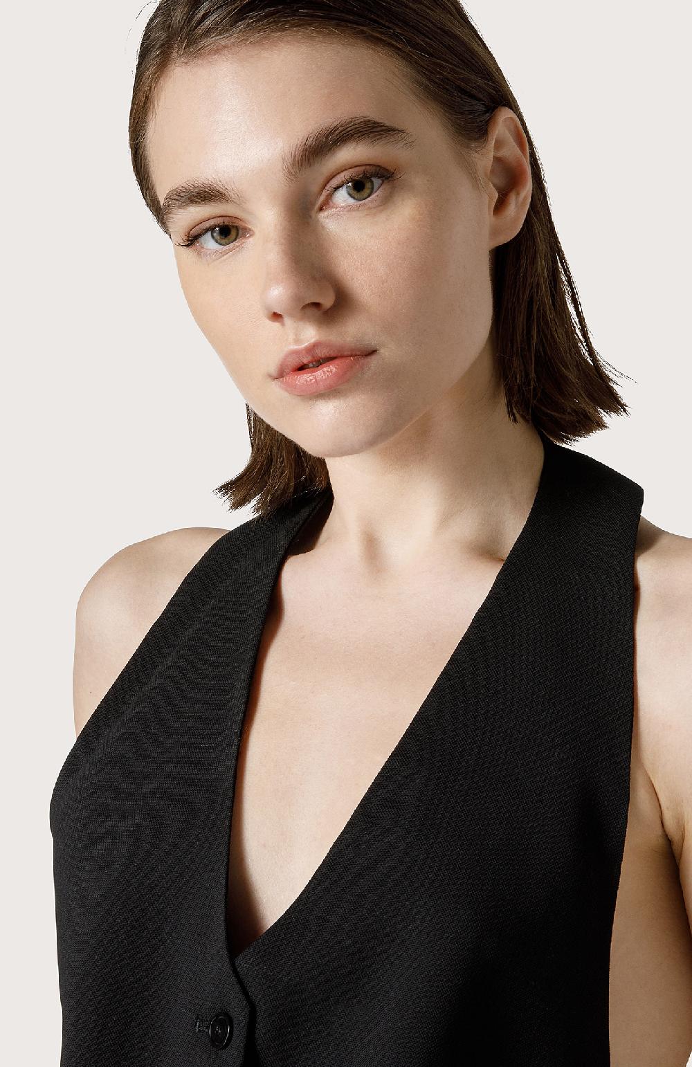 Seventy Top A Gilet - Col. Nero