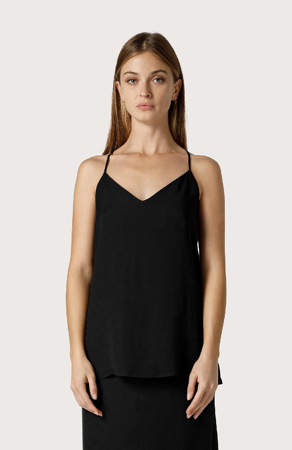 Seventy Top In Cady Leggero - Col. Nero