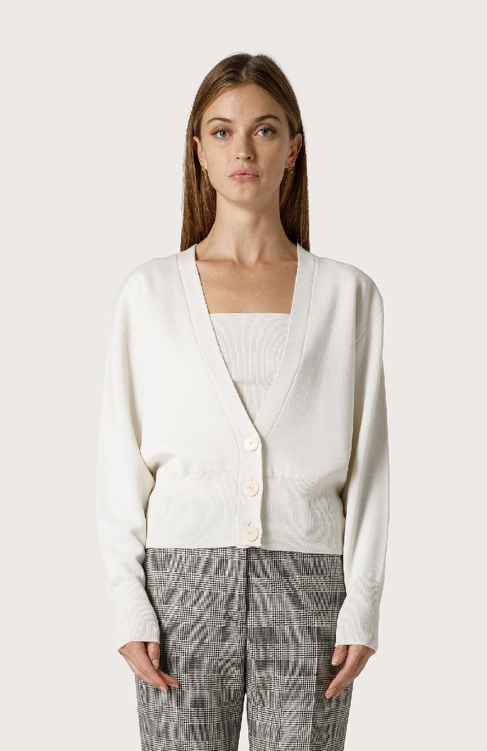 Seventy Twin Set In Misto Lana - Col. Bianco