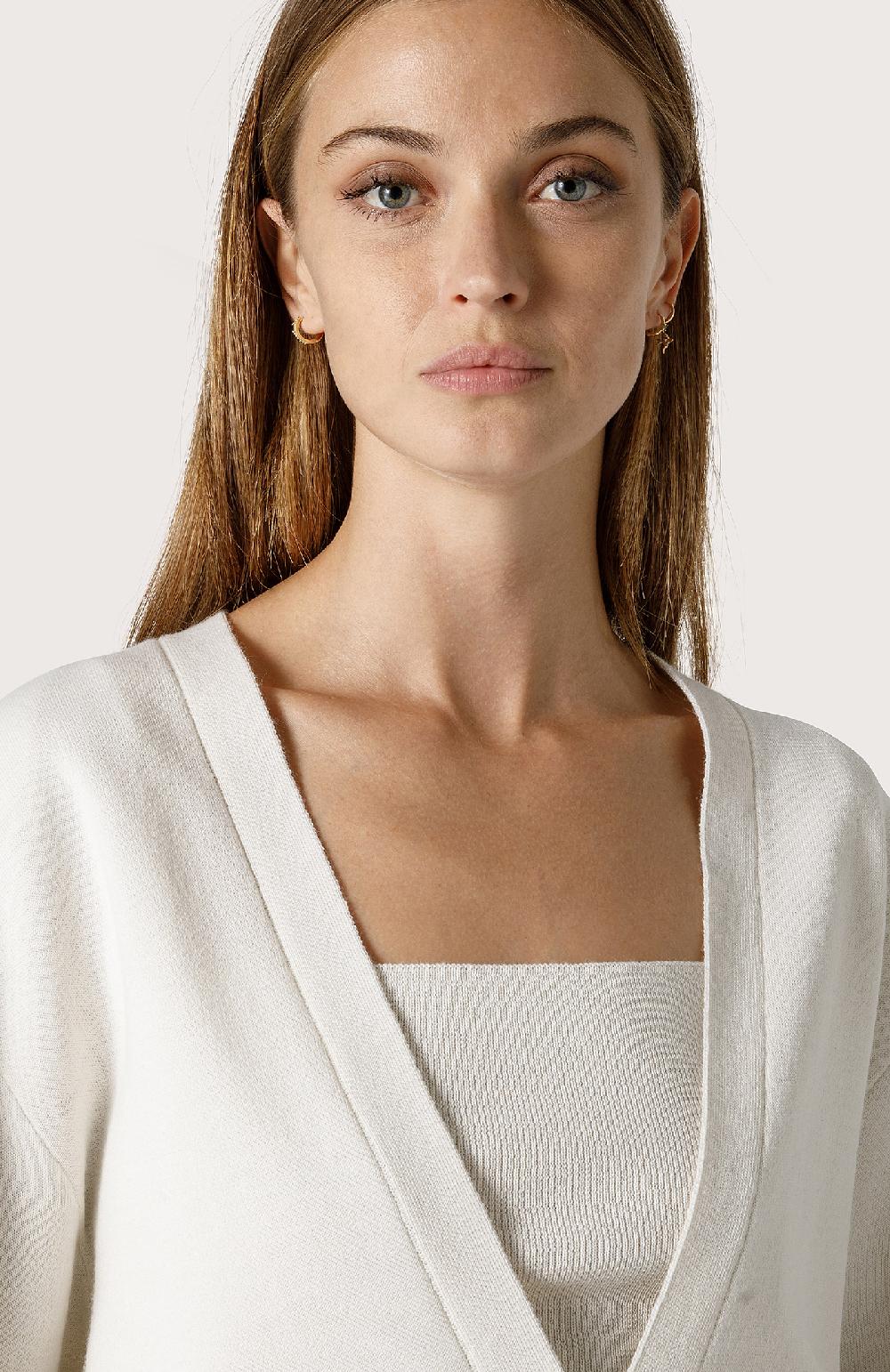 Seventy Twin Set In Misto Lana - Col. Bianco