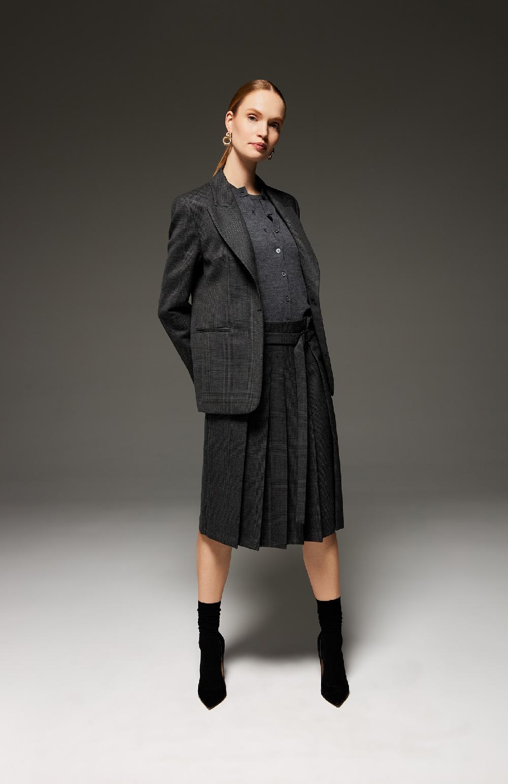 Seventy Twin Set Girocollo In Lana Merinos - Col. Grigio