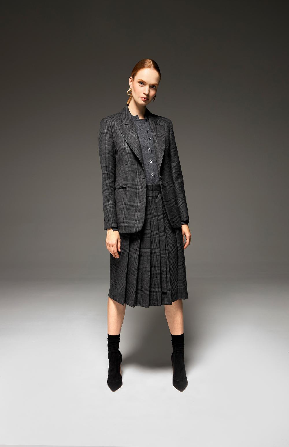 Seventy Twin Set Girocollo In Lana Merinos - Col. Grigio