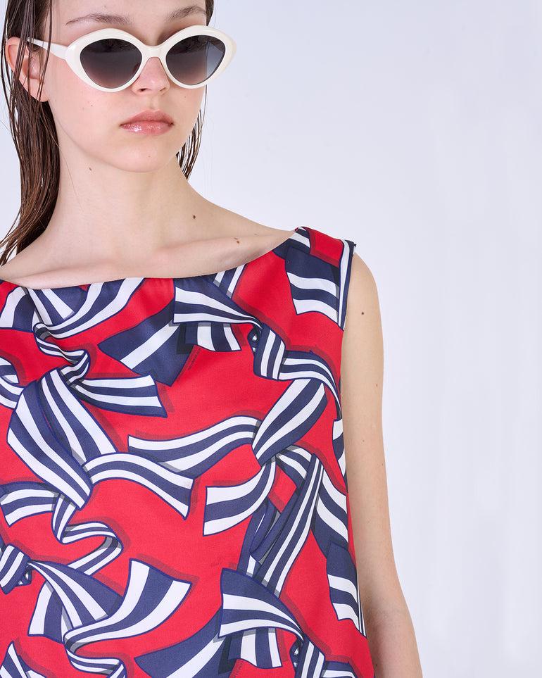 Silvian Heach Canotta A Fantasia Con Scollo A Barca