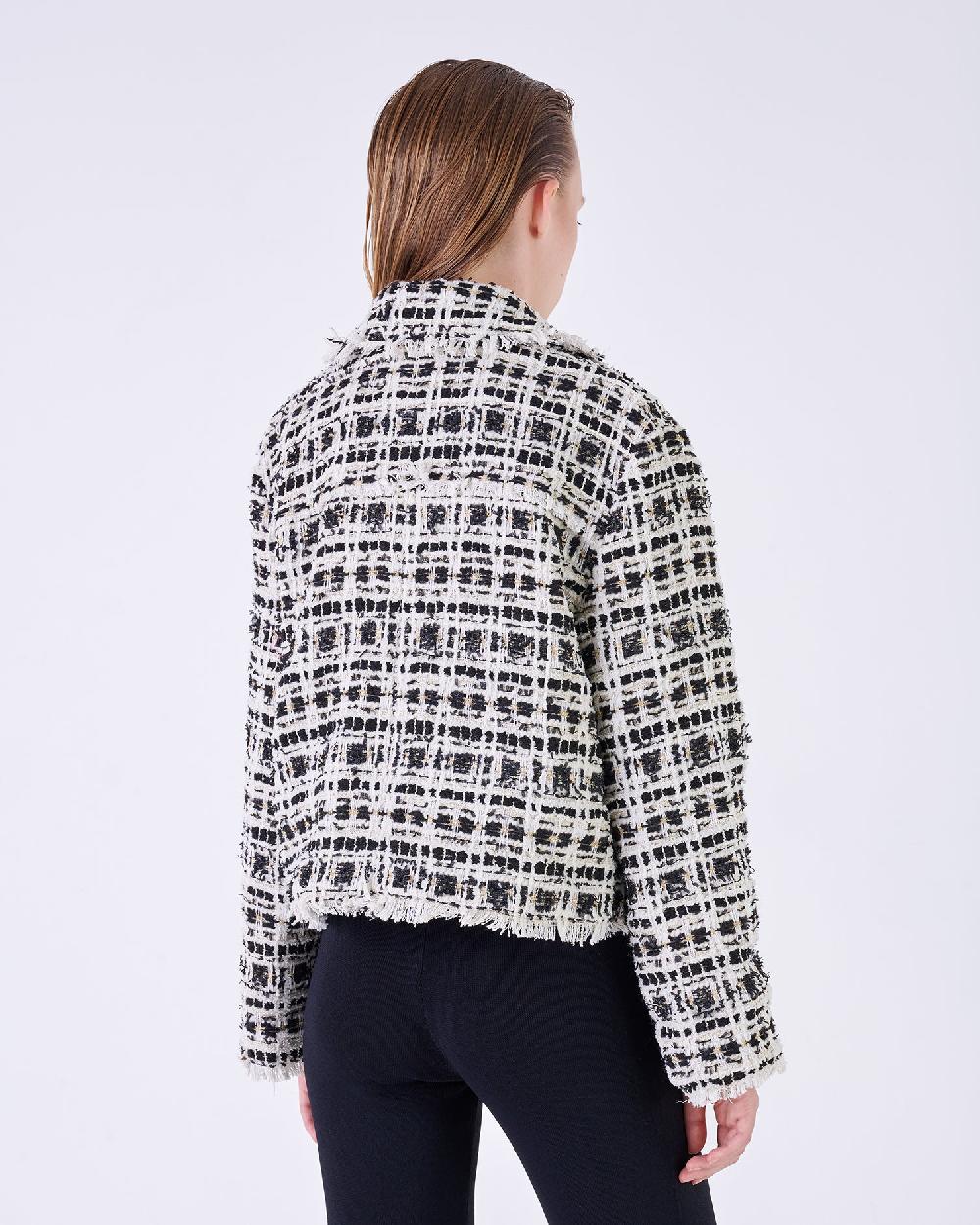 Silvian Heach Giacca In Tessuto Strutturato Con Frange