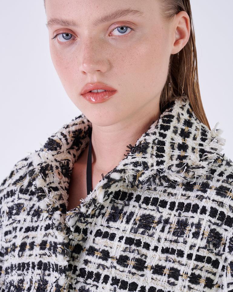 Silvian Heach Giacca In Tessuto Strutturato Con Frange