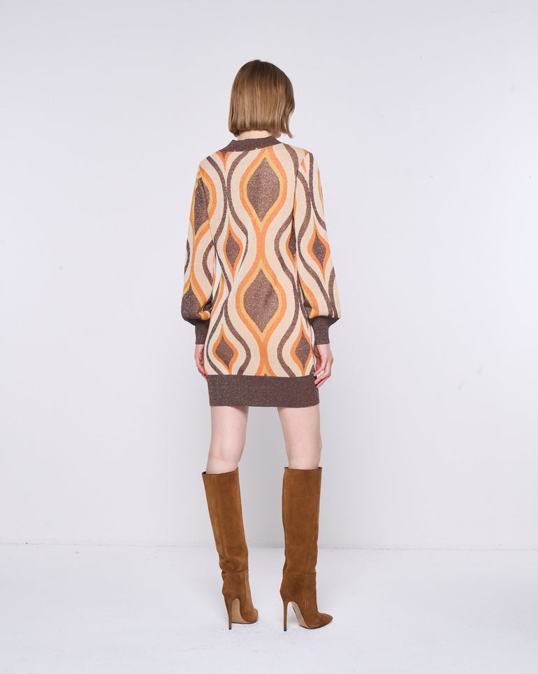 Silvian Heach Abito A Fantasia In Lurex