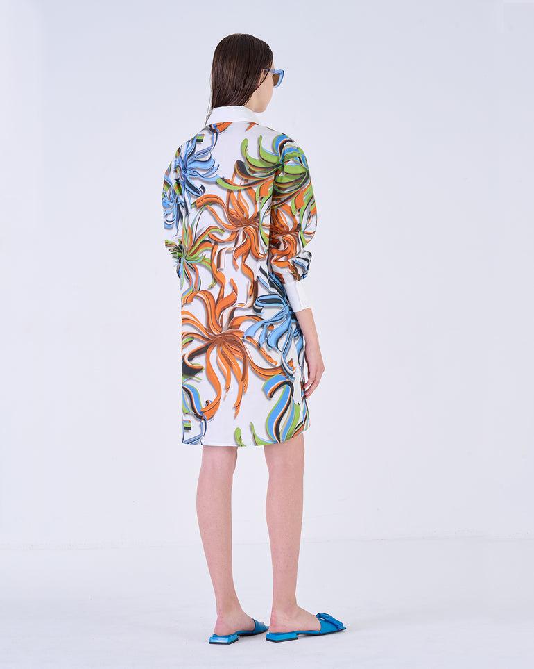 Silvian Heach Abito Chemisier Floreale