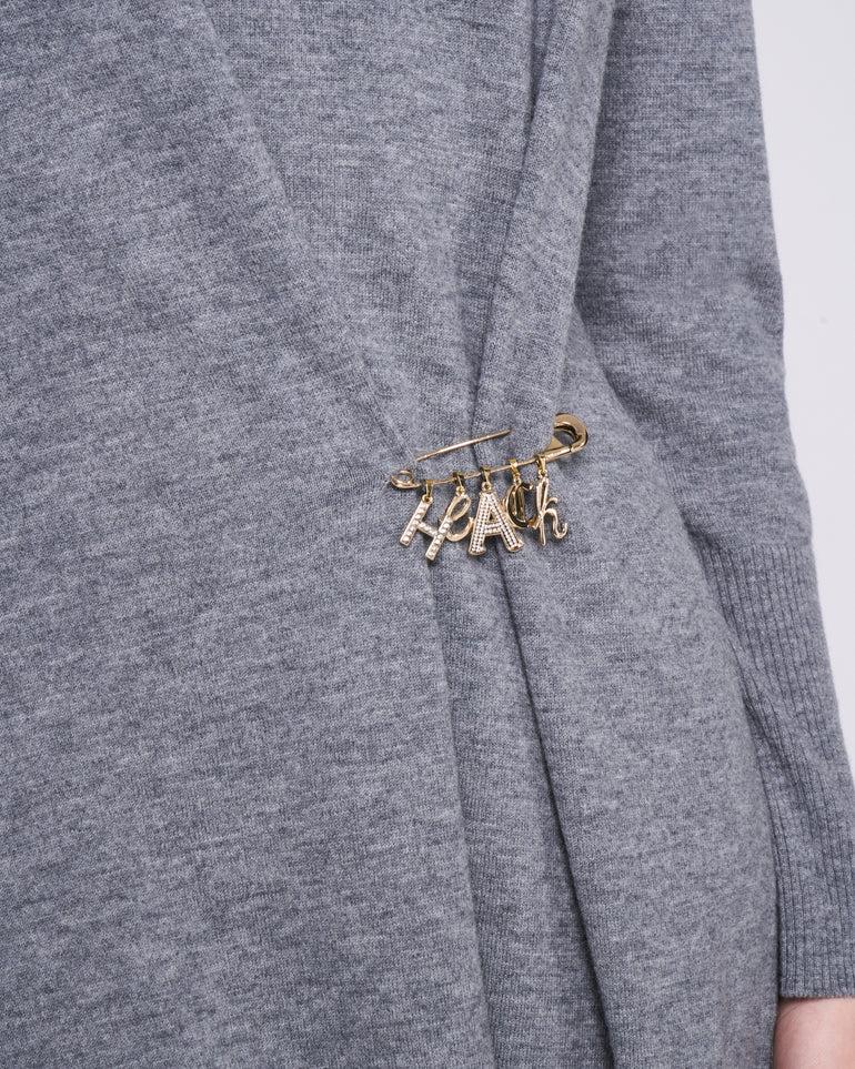 Silvian Heach Abito Con Spilla