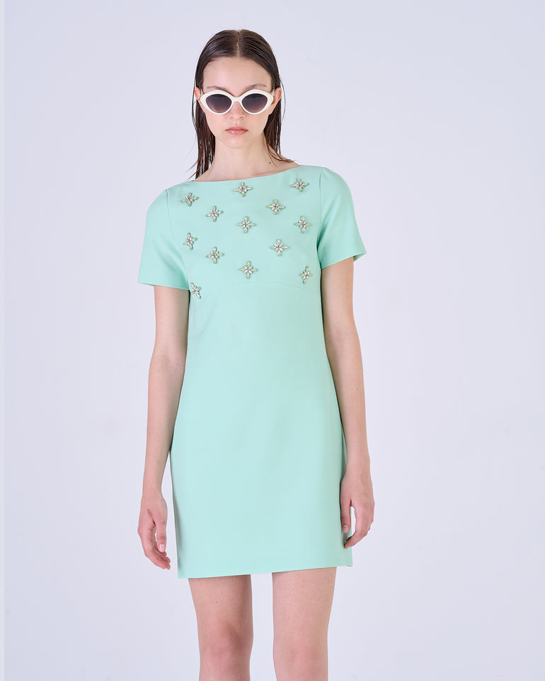 Silvian Heach Abito Corto Con Applicazioni