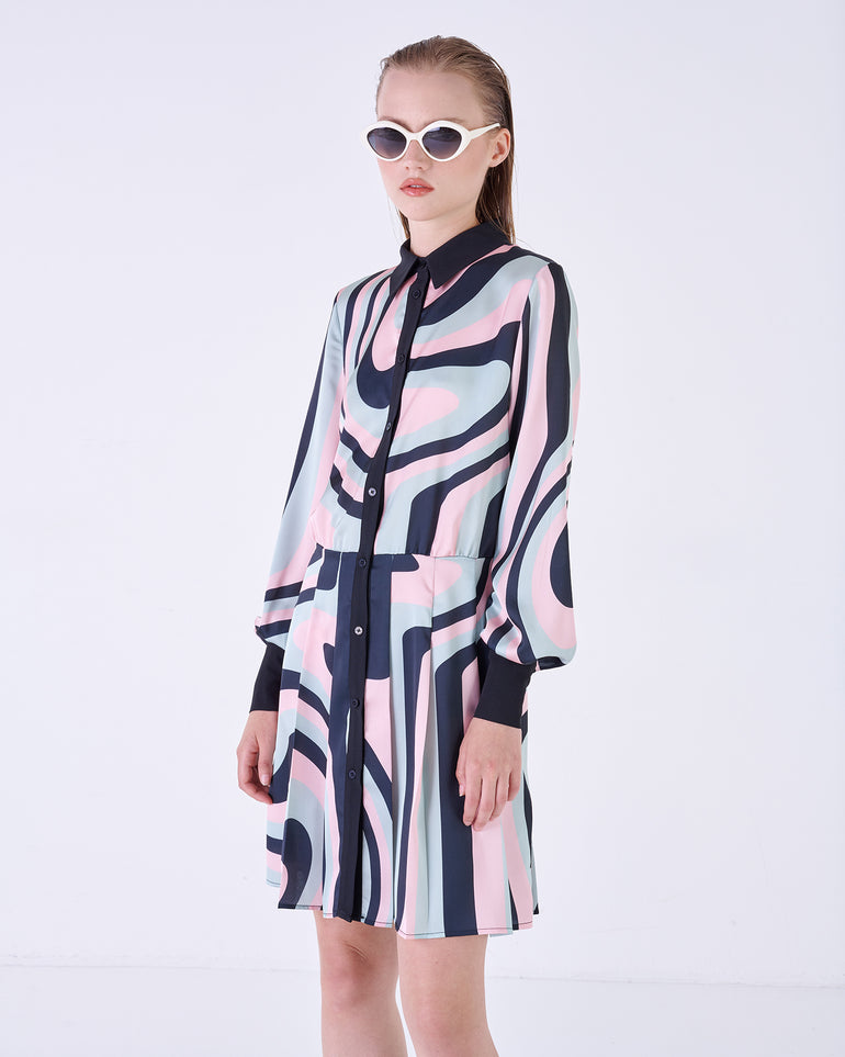 Silvian Heach Abito Corto Multicolor