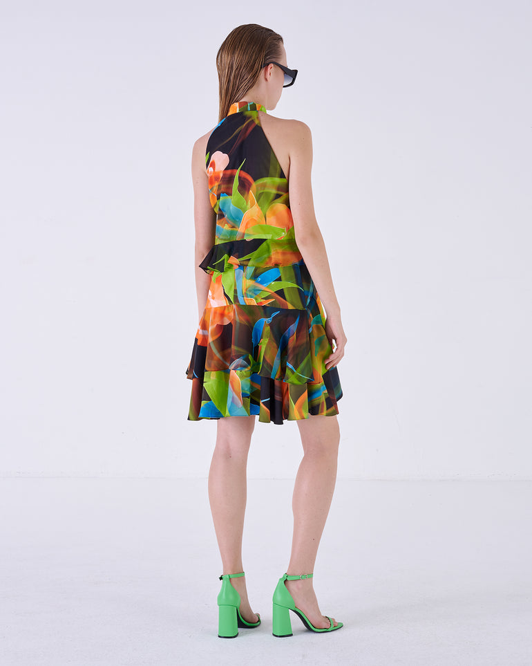 Silvian Heach Abito Floreale Con Volant