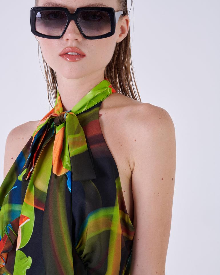 Silvian Heach Abito Floreale Con Volant