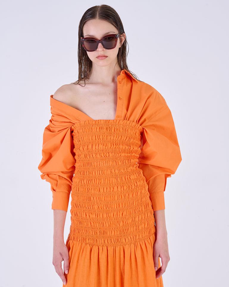 Silvian Heach Abito Lungo Arricciato