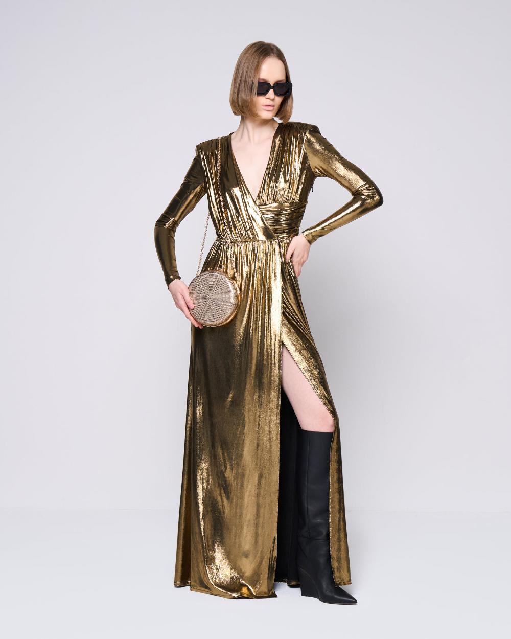 Silvian Heach Abito Lungo Drappeggiato