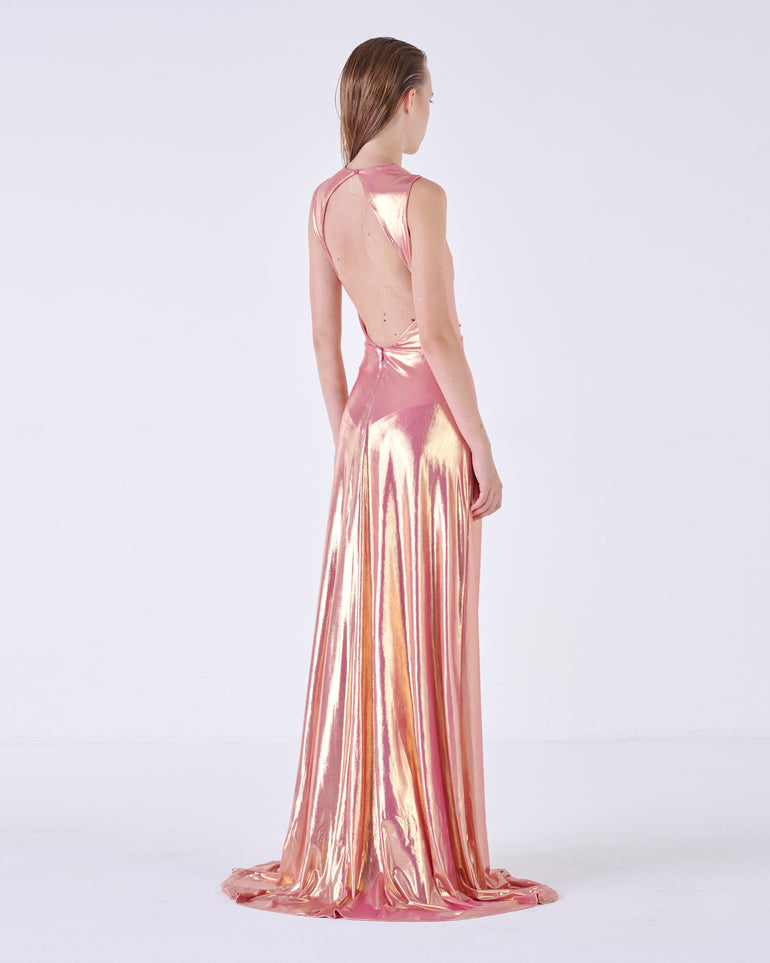 Silvian Heach Abito Lungo Drappeggiato