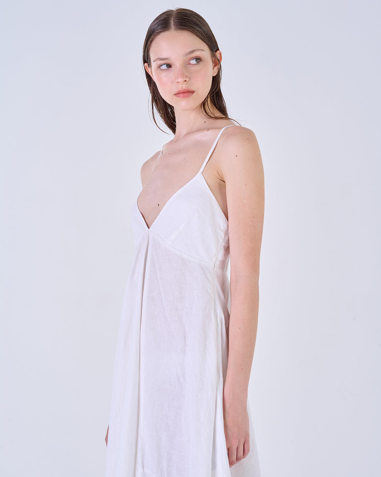 Silvian Heach Abito Sottoveste In Lino