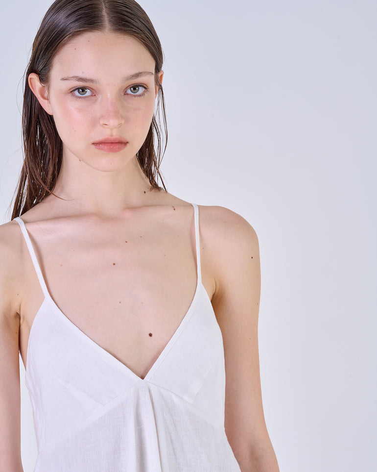 Silvian Heach Abito Sottoveste In Lino