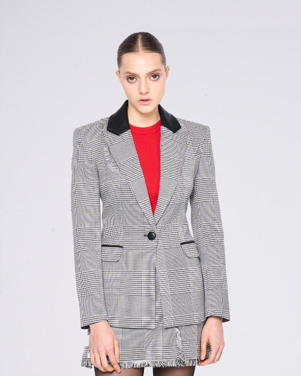 Silvian Heach Blazer Avvitato A Quadri