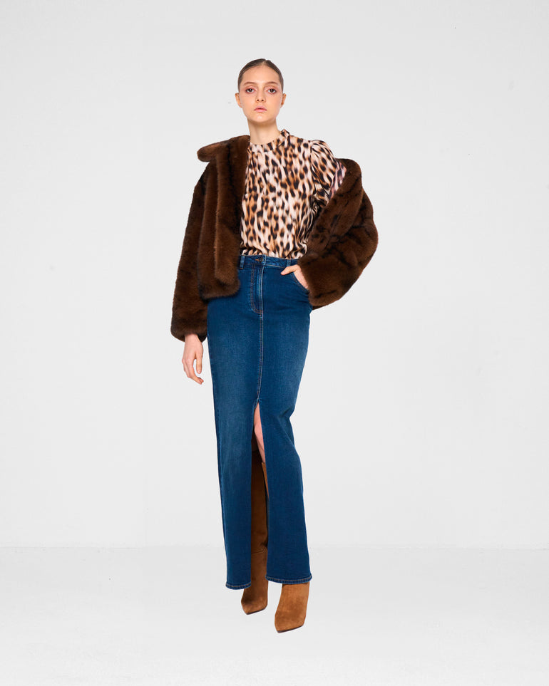 Silvian Heach Blusa leopardata