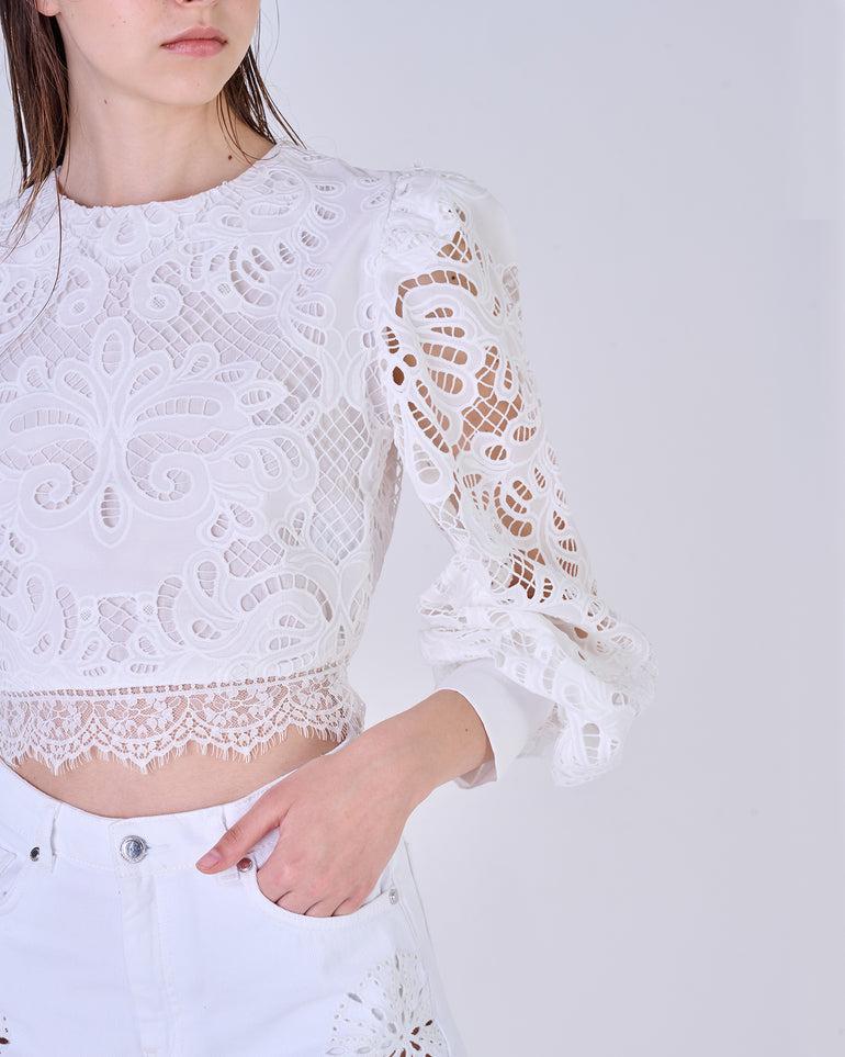 Silvian Heach Blusa Ricamata