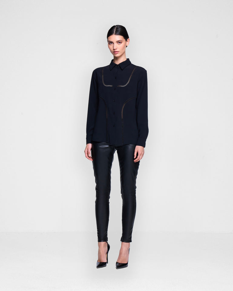 Silvian Heach Camicia con dettagli traforati