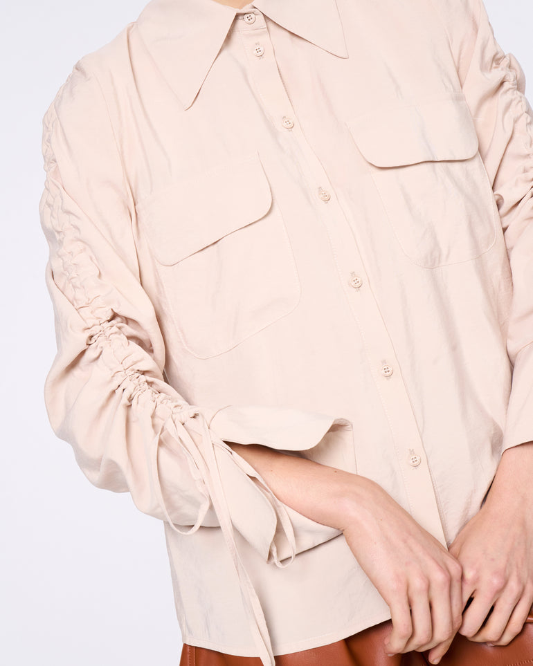 Silvian Heach Camicia Con Maniche Arricciate