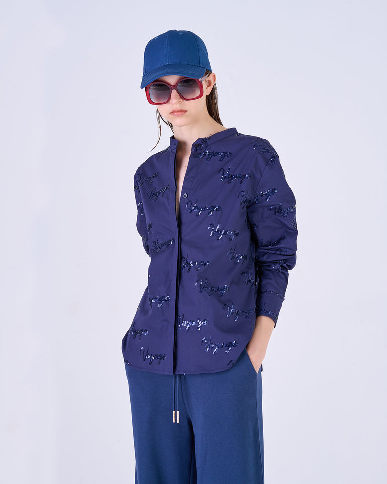 Silvian Heach Camicia con paillettes