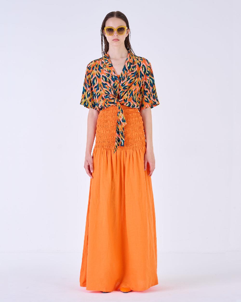 Silvian Heach Camicia Cropped Maculata