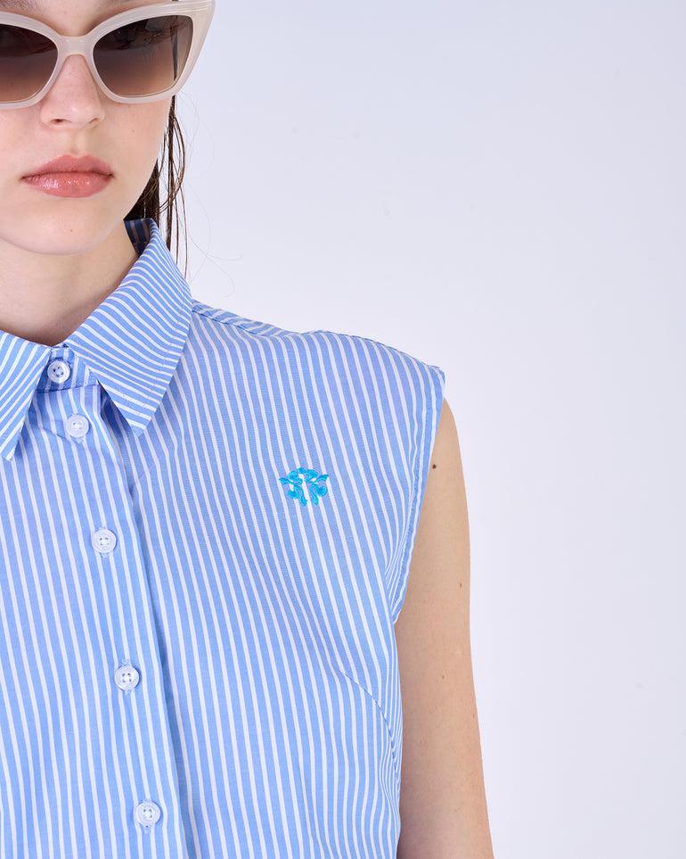 Silvian Heach Camicia Smanicata A Righe