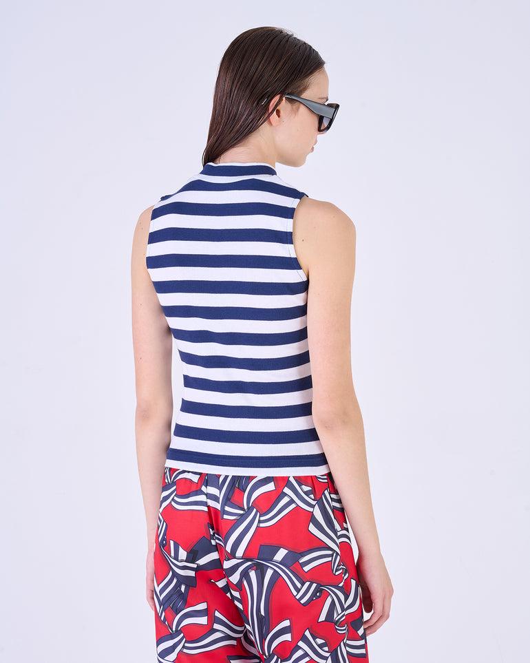 Silvian Heach Canotta Con Collo A Lupetto