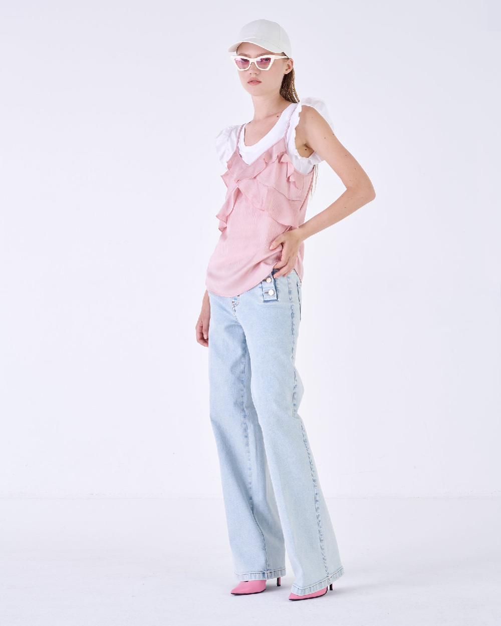 Silvian Heach Canotta Con Ruches