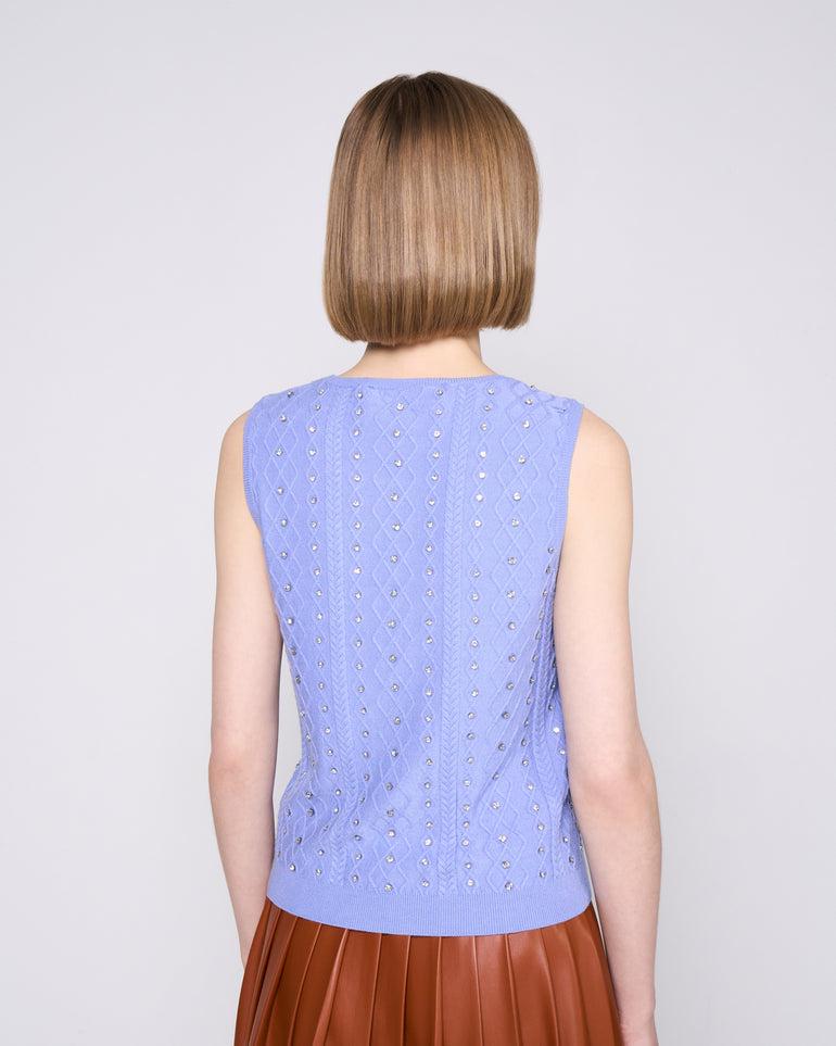 Silvian Heach Canotta Con Strass