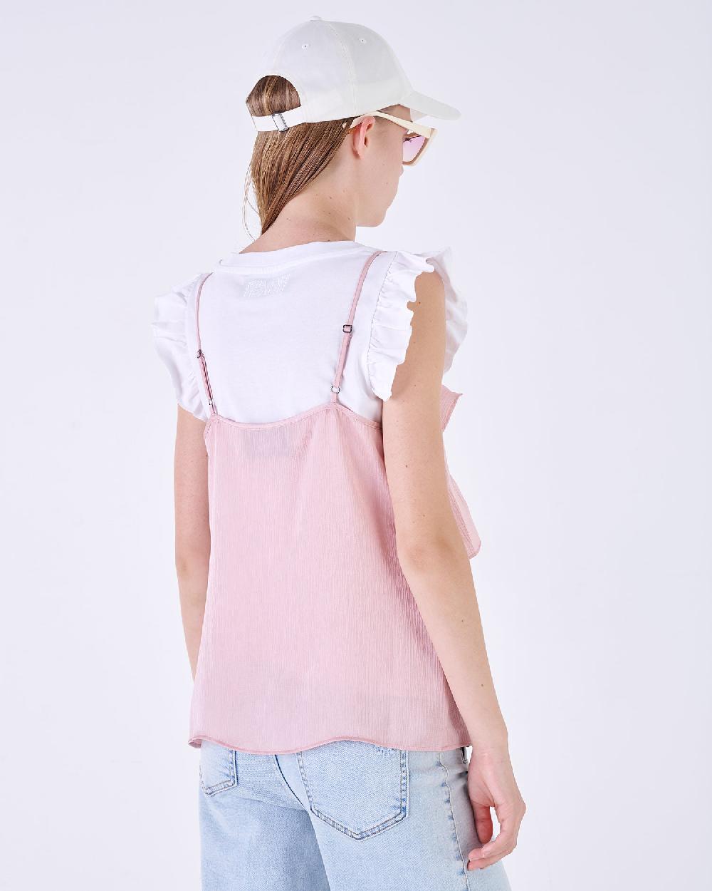 Silvian Heach Canotta Con Volant