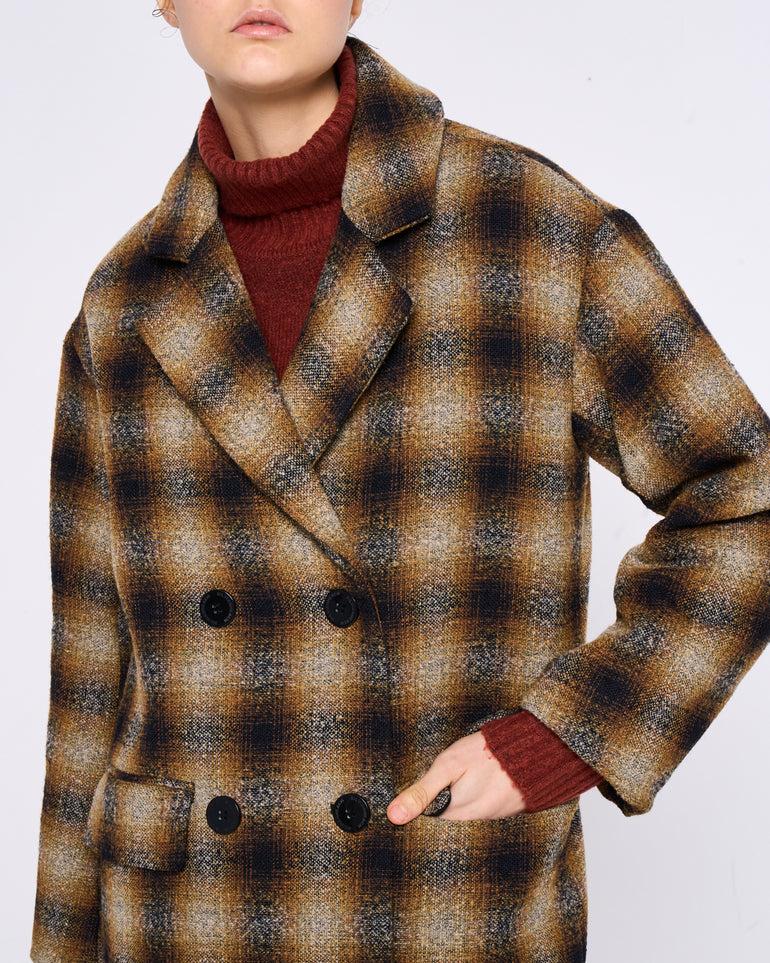 Silvian Heach Cappotto Doppiopetto A Quadri