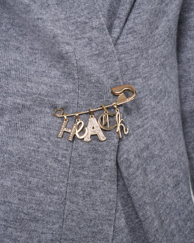 Silvian Heach Cardigan Lungo Con Spilla