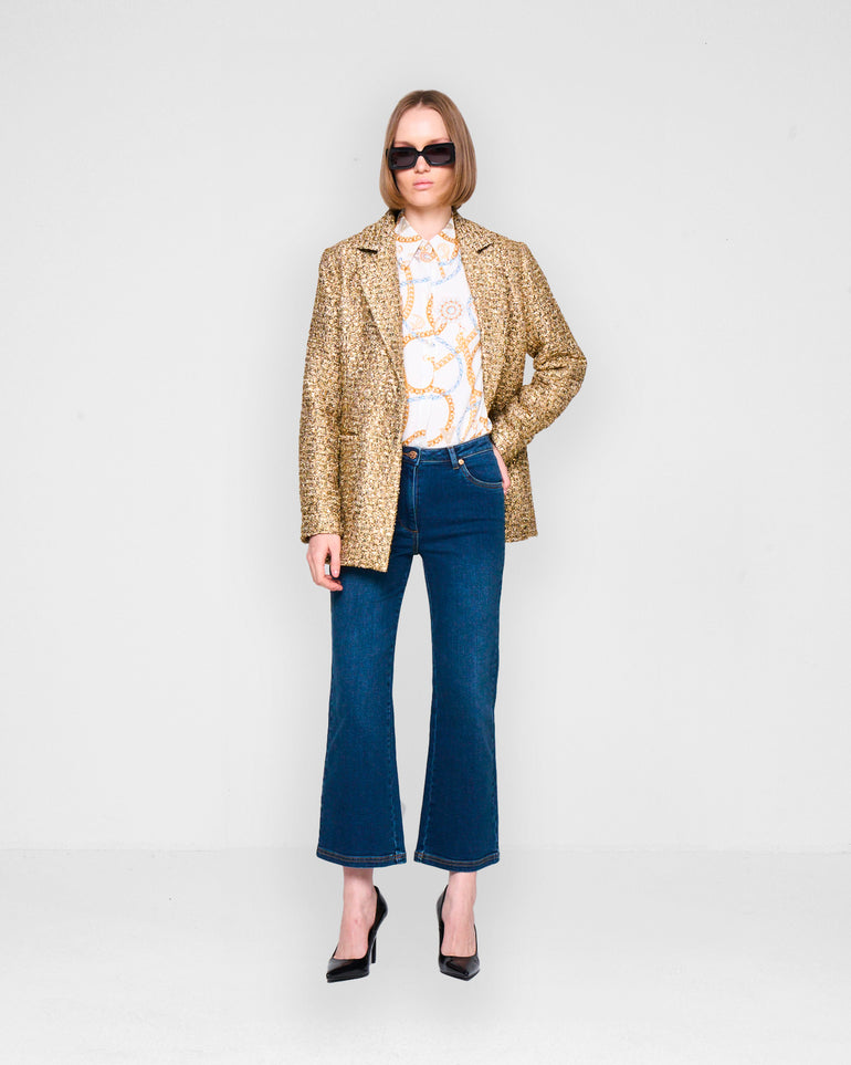 Silvian Heach Jeans bootcut a vita media