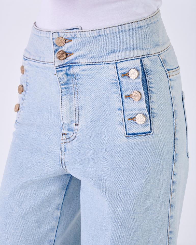 Silvian Heach Jeans Con Bottoni Decorativi