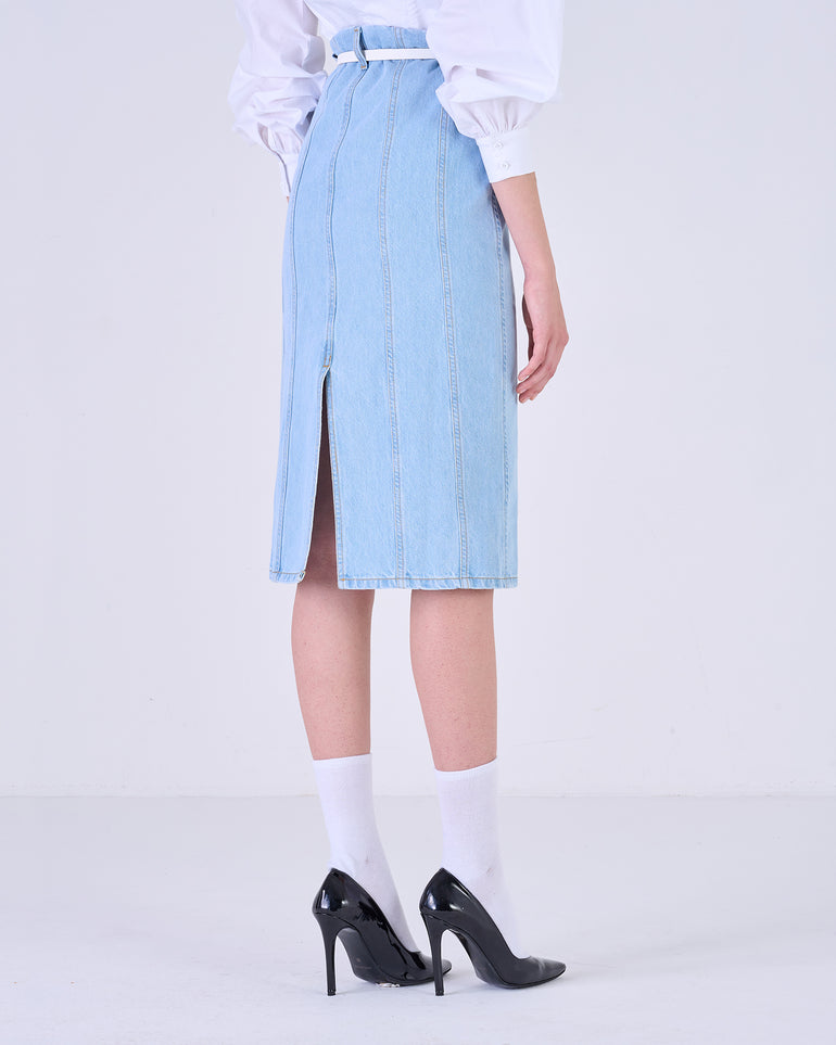 Silvian Heach Longuette In Denim