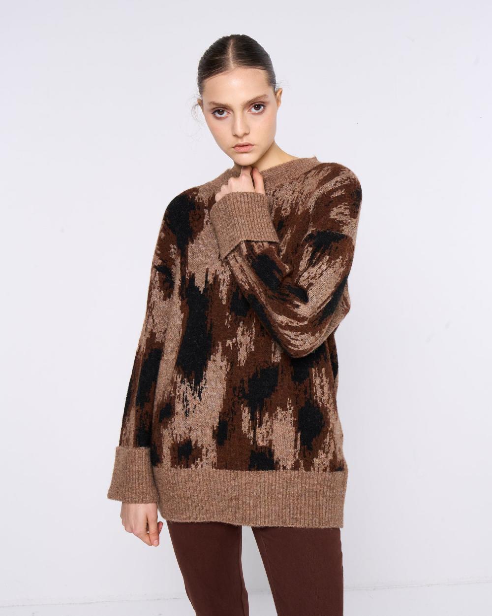 Silvian Heach Maglione Oversize A Fantasia