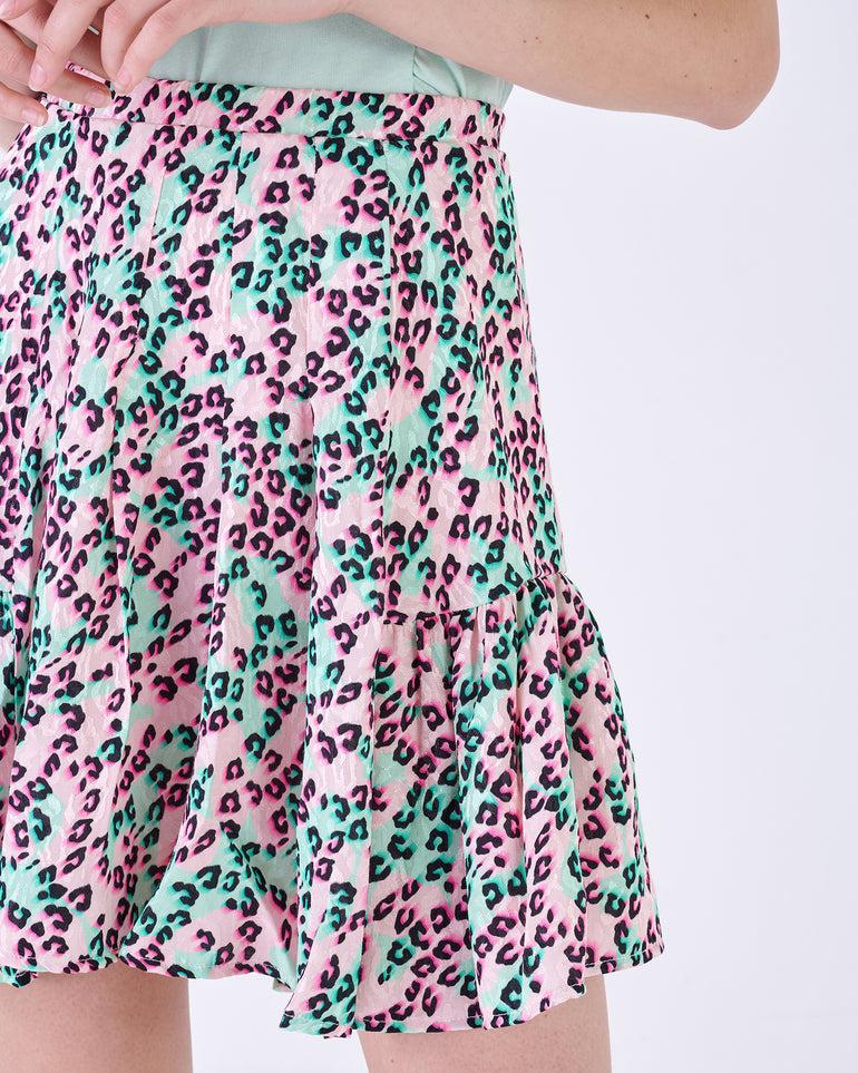 Silvian Heach Minigonna Leopardata