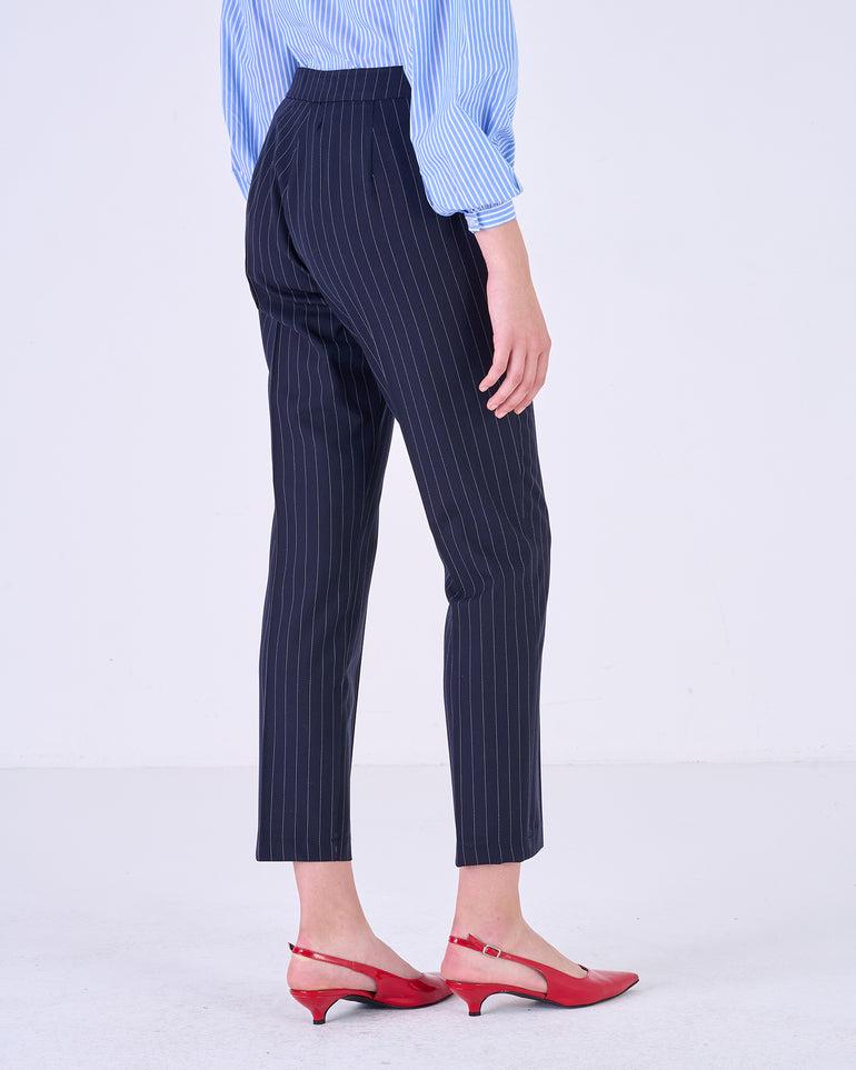 Silvian Heach Pantaloni Carrot Gessati