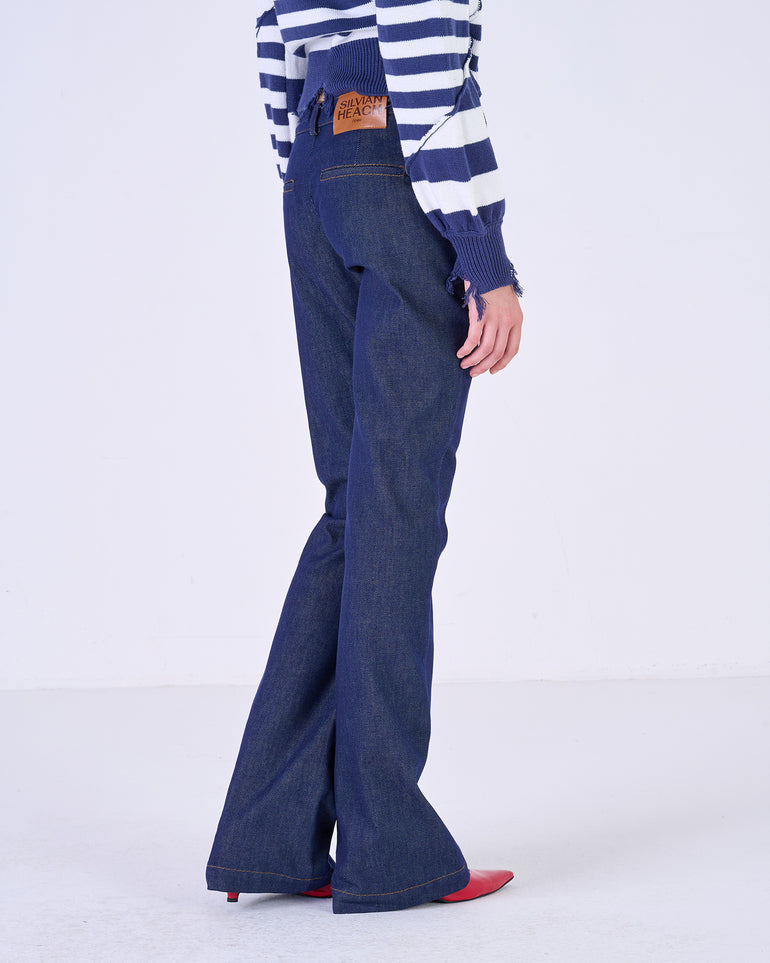 Silvian Heach Pantaloni Flare A Vita Bassa