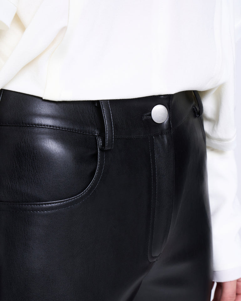 Silvian Heach Pantaloni In Ecopelle