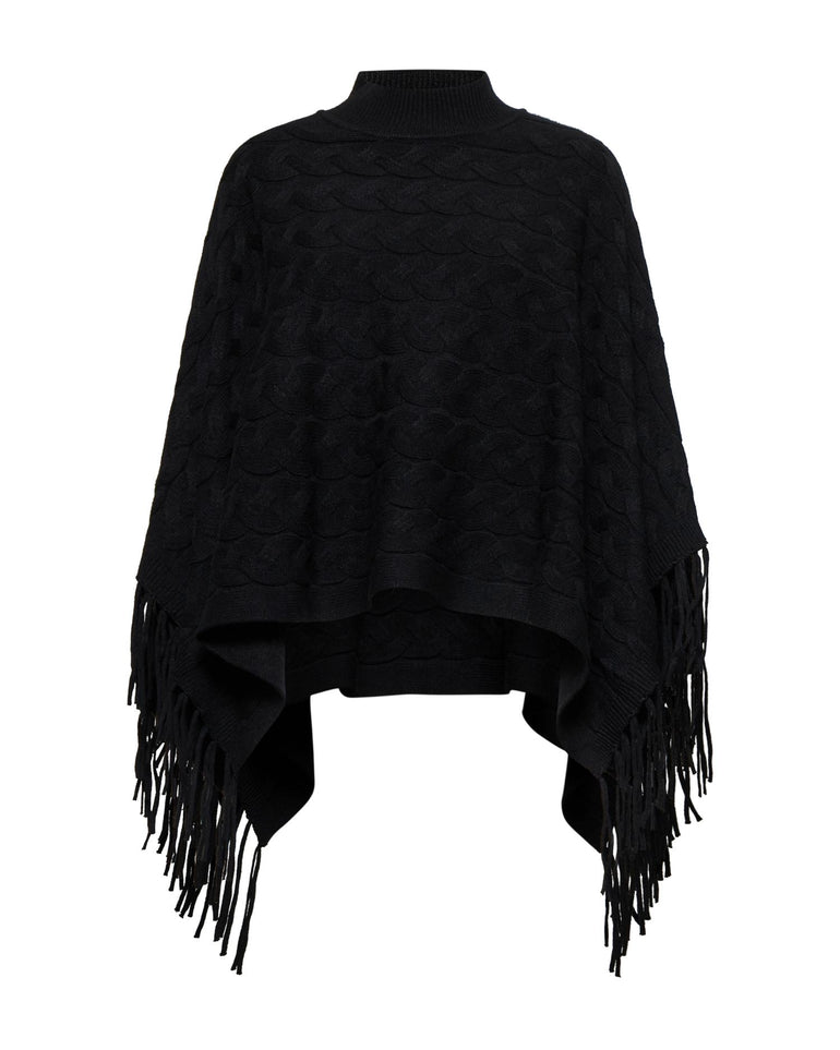 Silvian Heach Poncho In Maglia Intrecciata