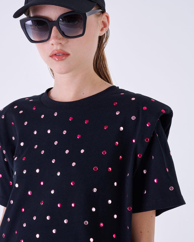 Silvian Heach T-shirt Con Borchie