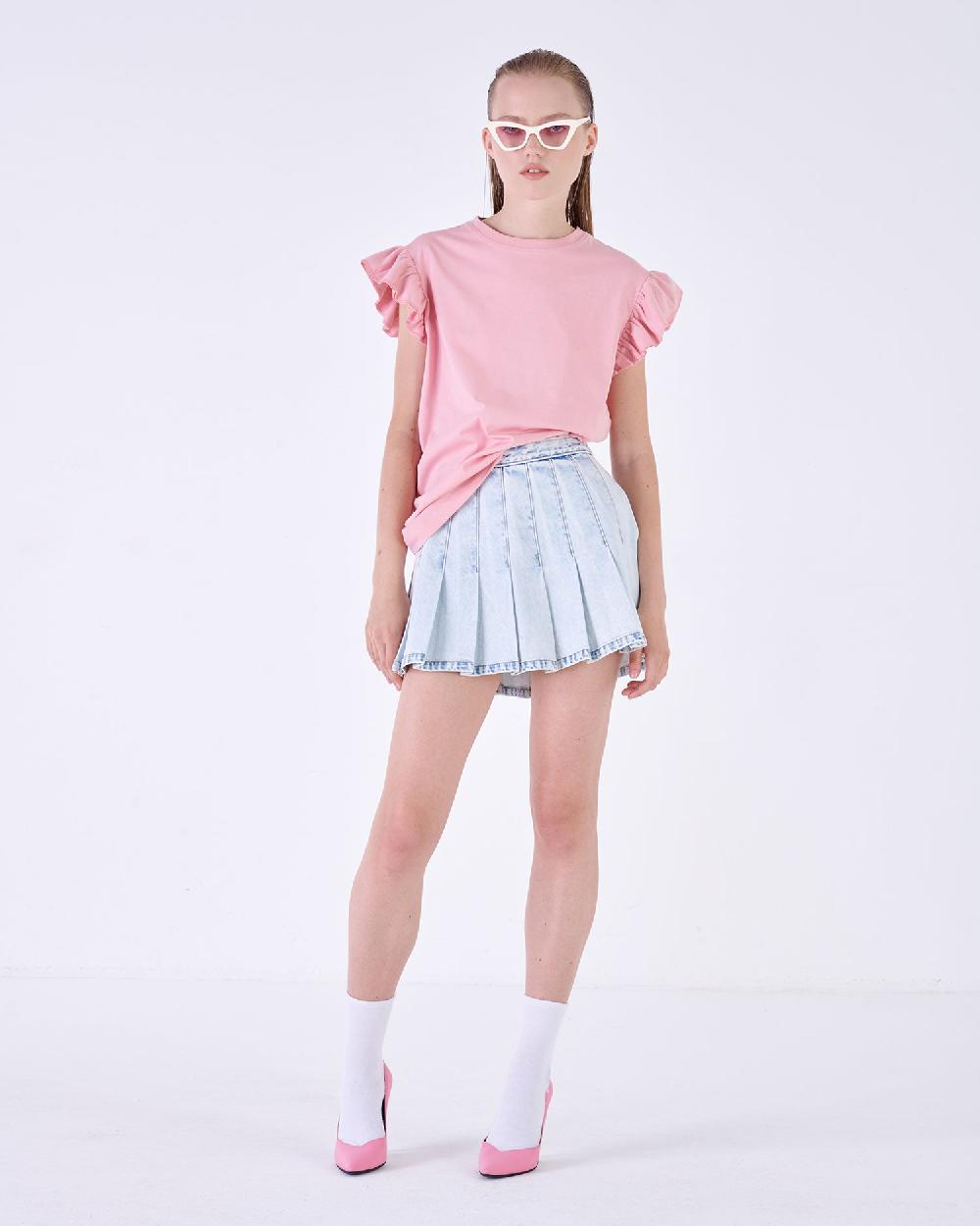 Silvian Heach T-shirt Con Maniche A Volant