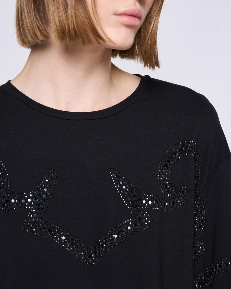 Silvian Heach T-shirt Con Strass